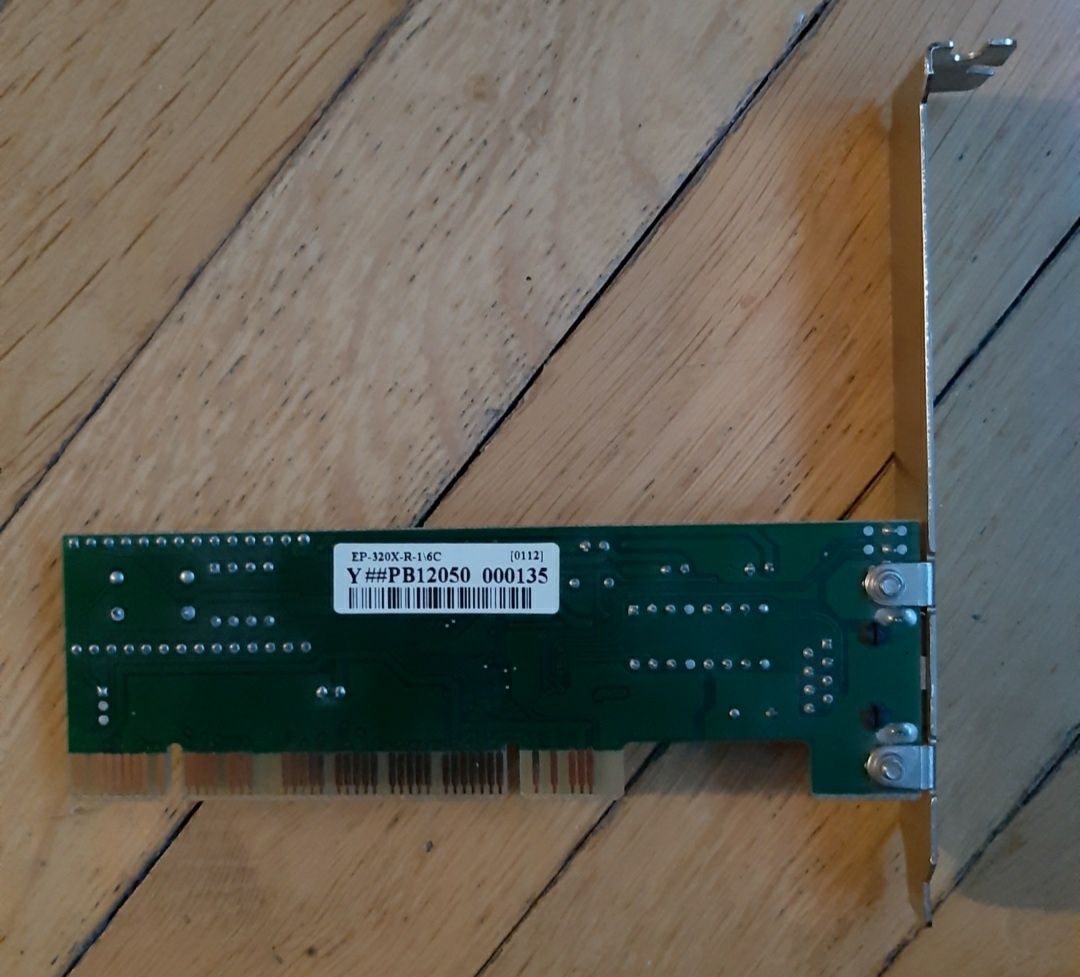 Karta sieciowa internet Ethernet EP-320X-R-1\6C RTL Realtec do kompute