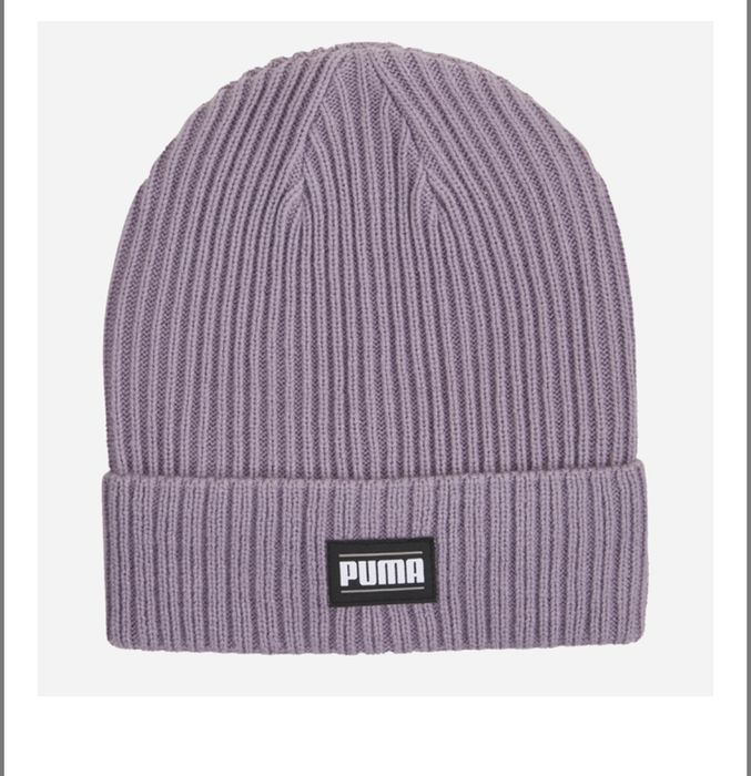 Нова шапка Puma жіноча бузкова Classic cuff beanie, one sine
