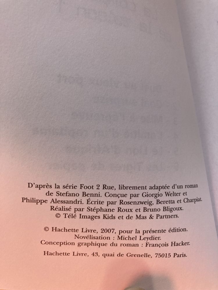 Foot 2 Rue - Livro