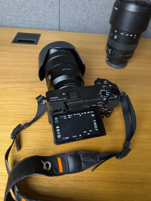 Aparat Sony Alfa 6500 A6500 obiektyw 18-105mm 70-350 gratisy zestaw