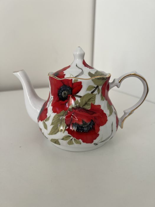 Чайник +чайна пара (чашка з блюдцем)Porcelain of England вінтаж винтаж