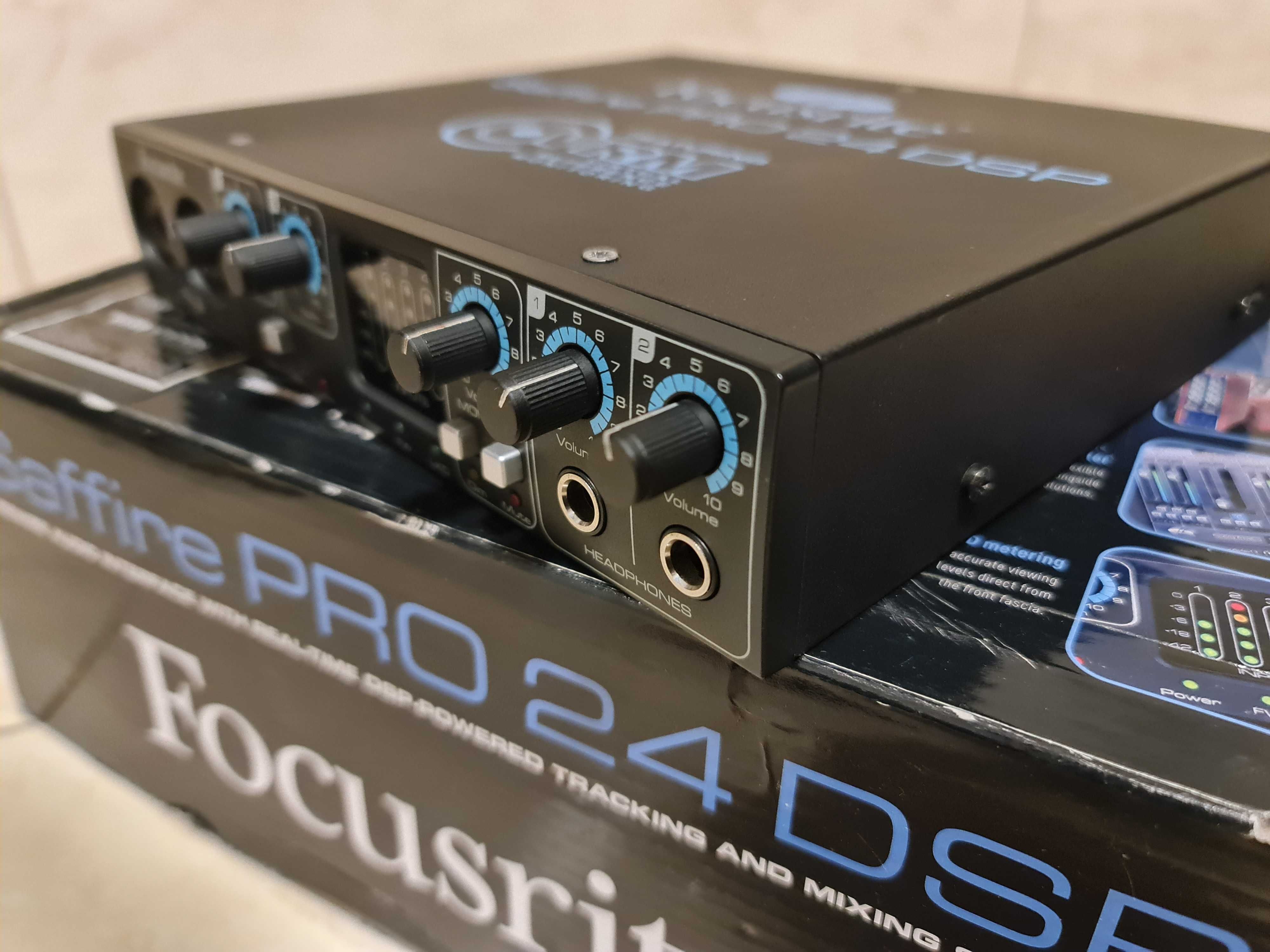 Interfejs audio  Focusrite Saffire Pro 24 DSP plus karta PCie FireWire