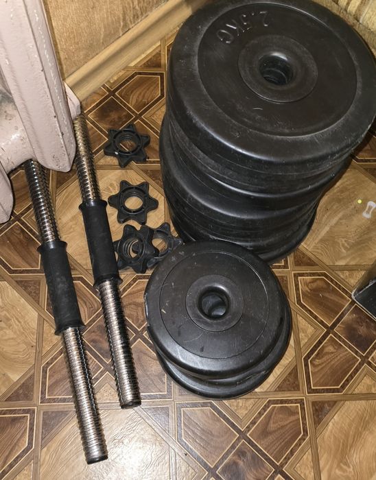Гантели разобранные