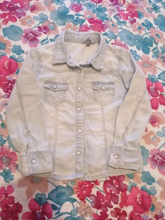 Camisa de ganga como nova