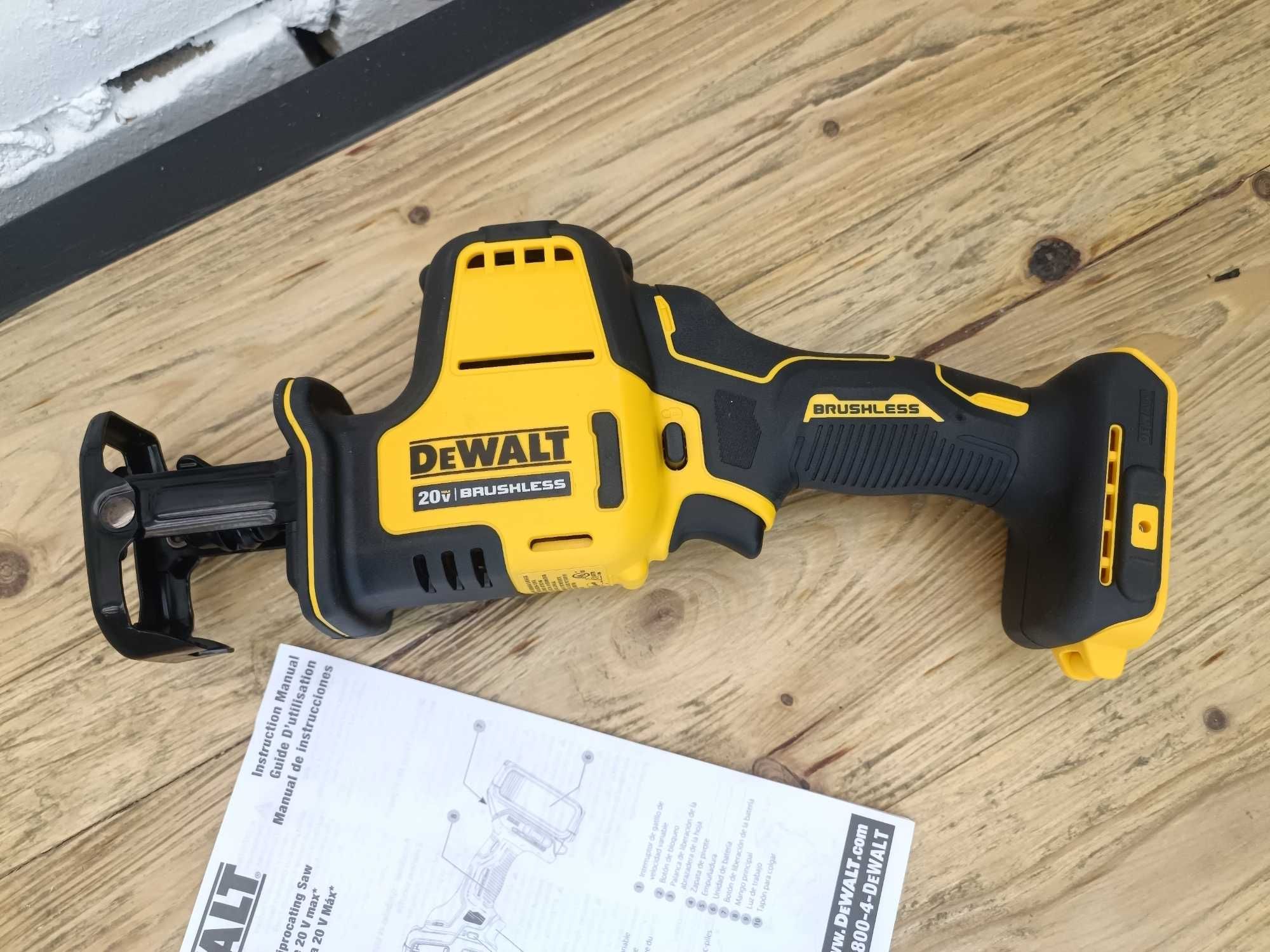 Акумуляторна бесщіточна сабельна пила DeWalt DCS369 20v Оригінал з США