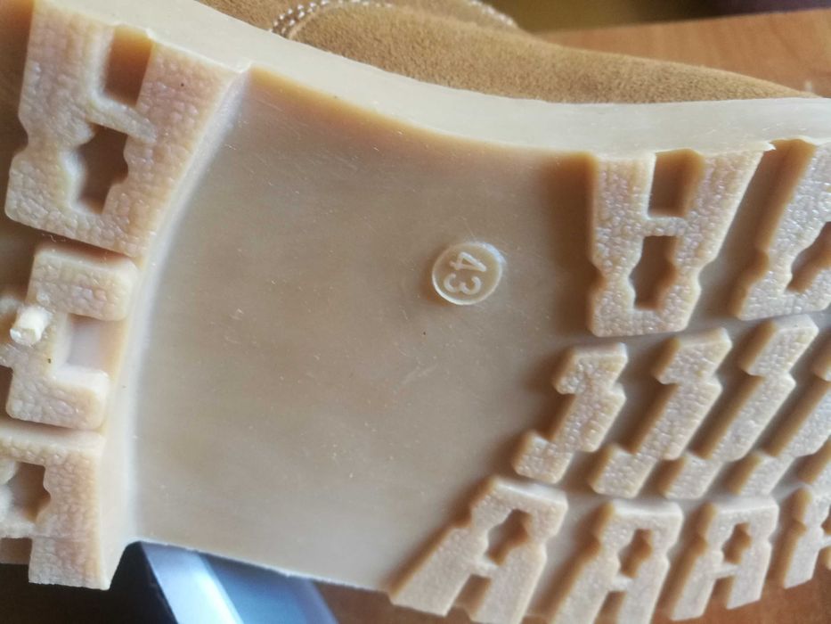 НОВІ Чоловічі Черевики 43р. 27см. Жовті Руді Зимні замшеві демісезонні