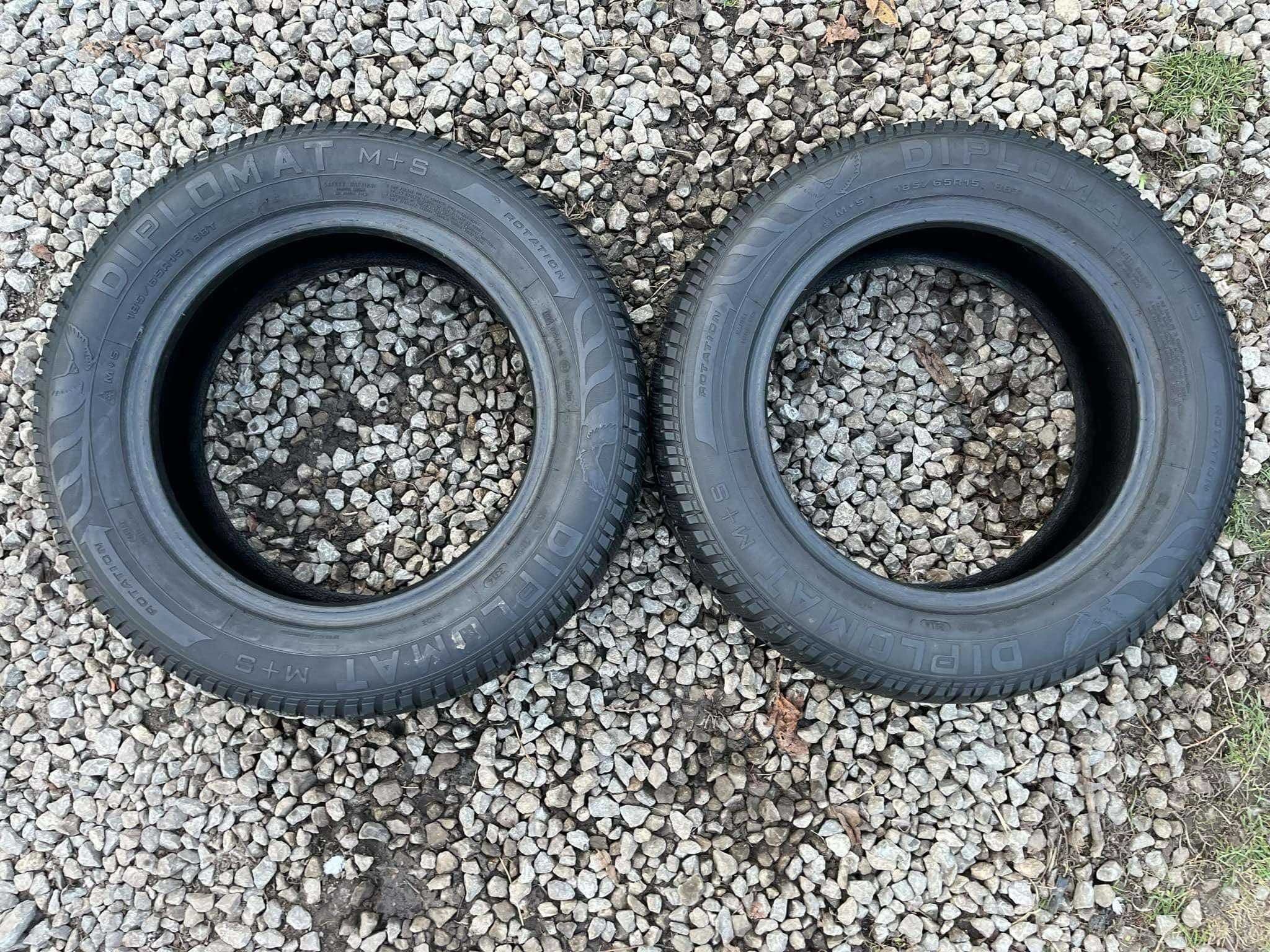 Opony 185/65R15 Diplomat Zima 2sztuki 5,77mm bieżnika