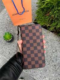 Клатч Louis Vuitton, коричневий, преміум якість