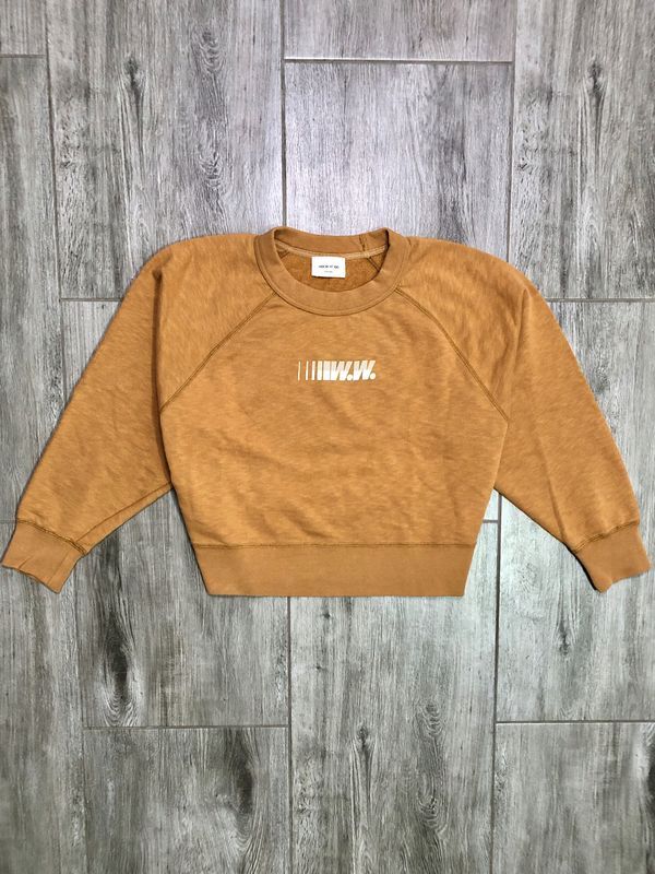 Wood Wood Bluza Cropped Damska Logowana r. XS
