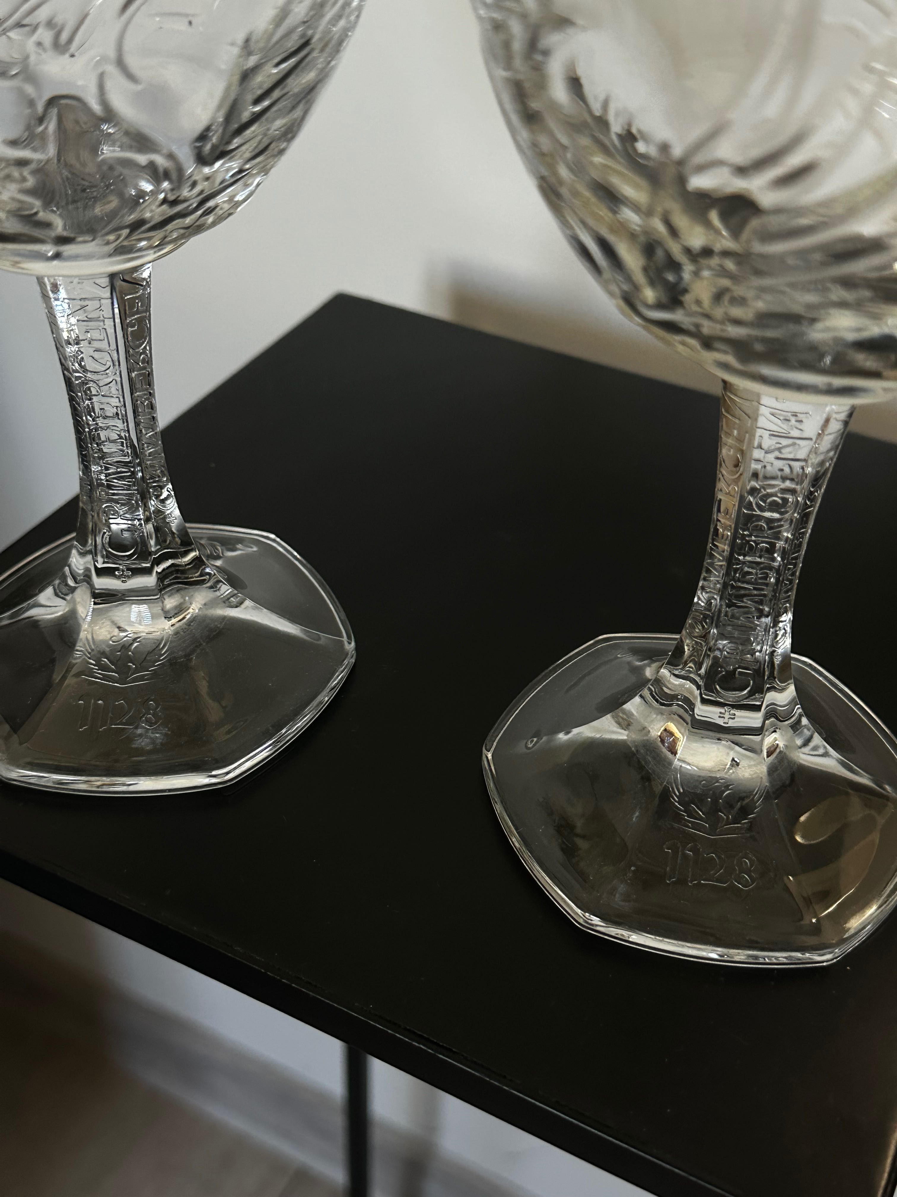 Dwa duże pokale kufle do piwa GRIMBERGEN 0,5 l kolekcjonerskie unikat