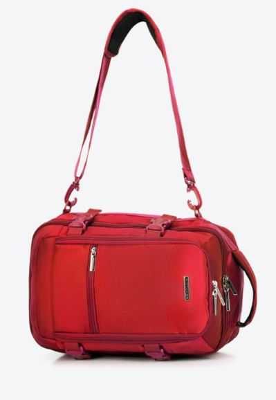 Plecak WITTCHEN 40x25x20 bordowy – bagaż do samolotu Ryanair