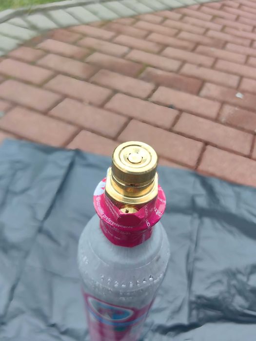 2x Pusta Butla soda Stream różowa