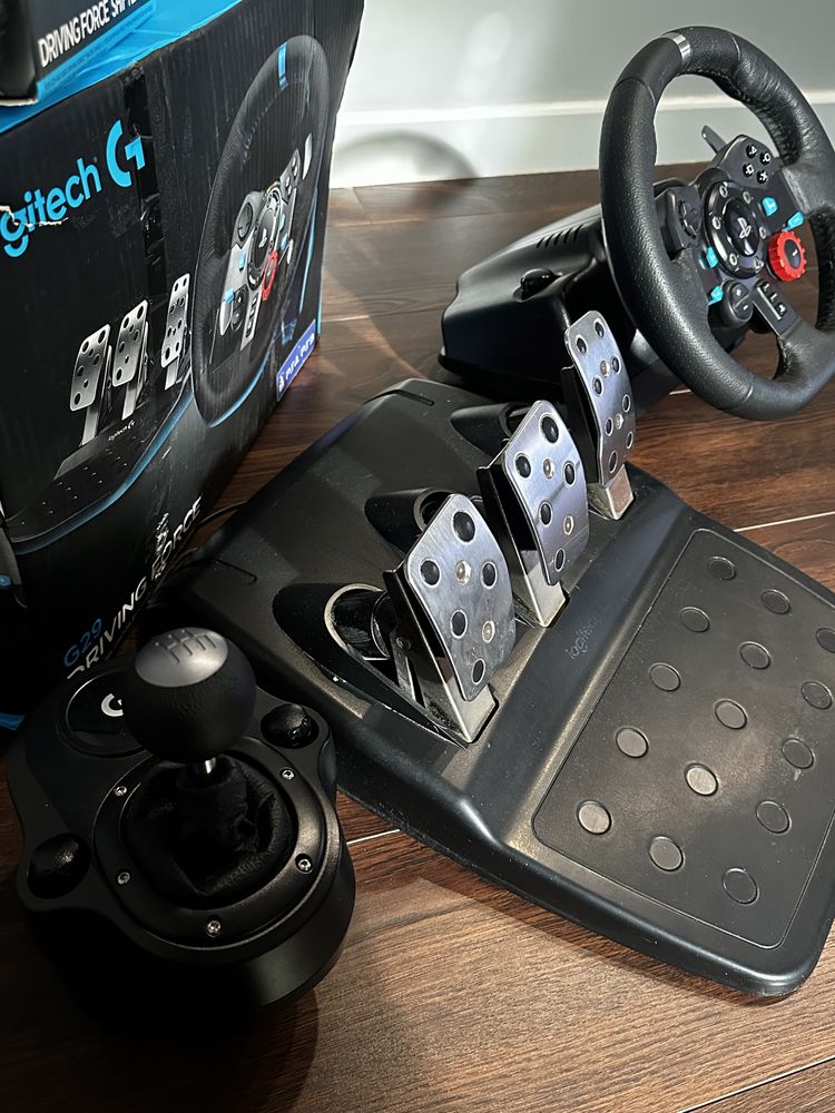 Руль Logitech G29 з кпп (ігрове кермо, shifter)