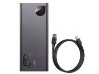 baseus adaman metal digital display qc powerbank 20000mah 65w