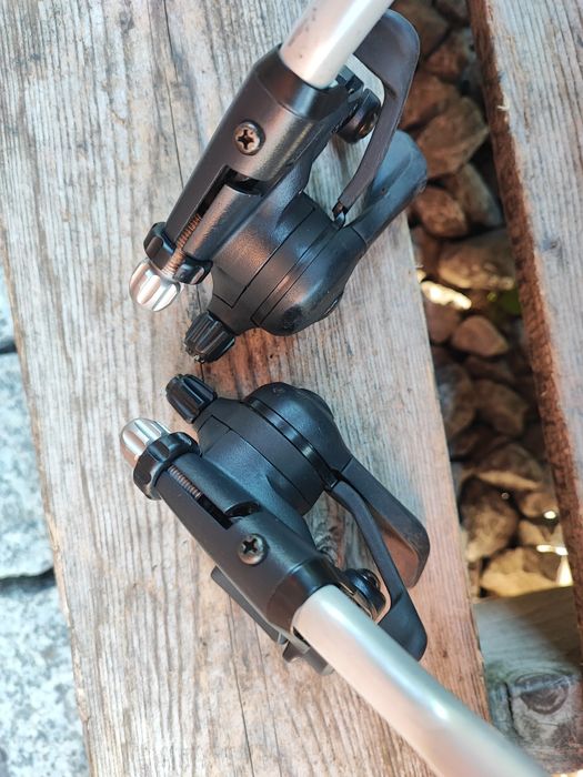 Klamkomanetkami rowerowe Shimano Deore XT M737 3x8 canti Retro MTB