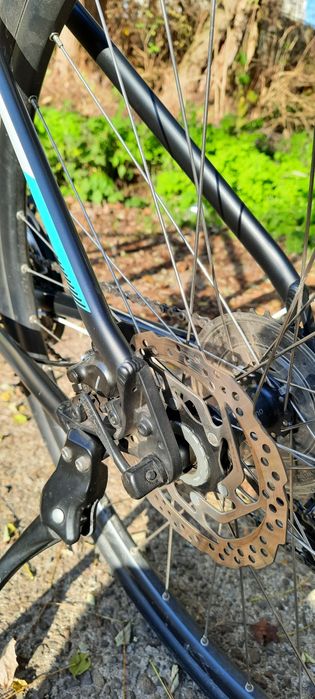 Damski rower Cross/MTB Unibike Crossfire 17", czarno-seledynowy