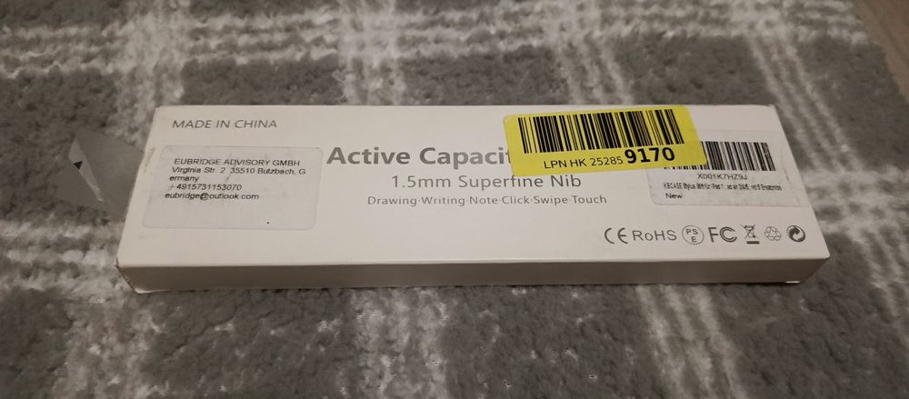 active capacitive stylus