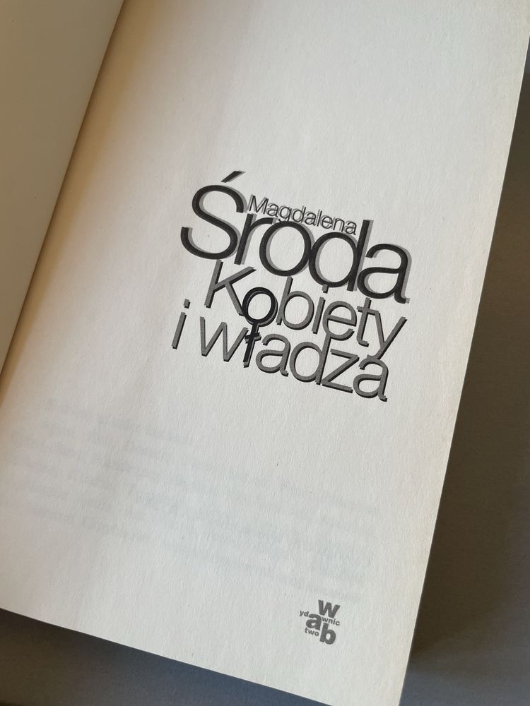 Kobiety i władza Magdalena Środa feminizm etyka kulturoznawstwo