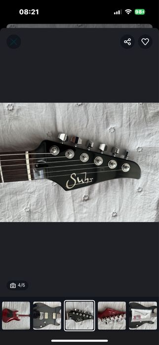 Suhr model Pete Thorn black.