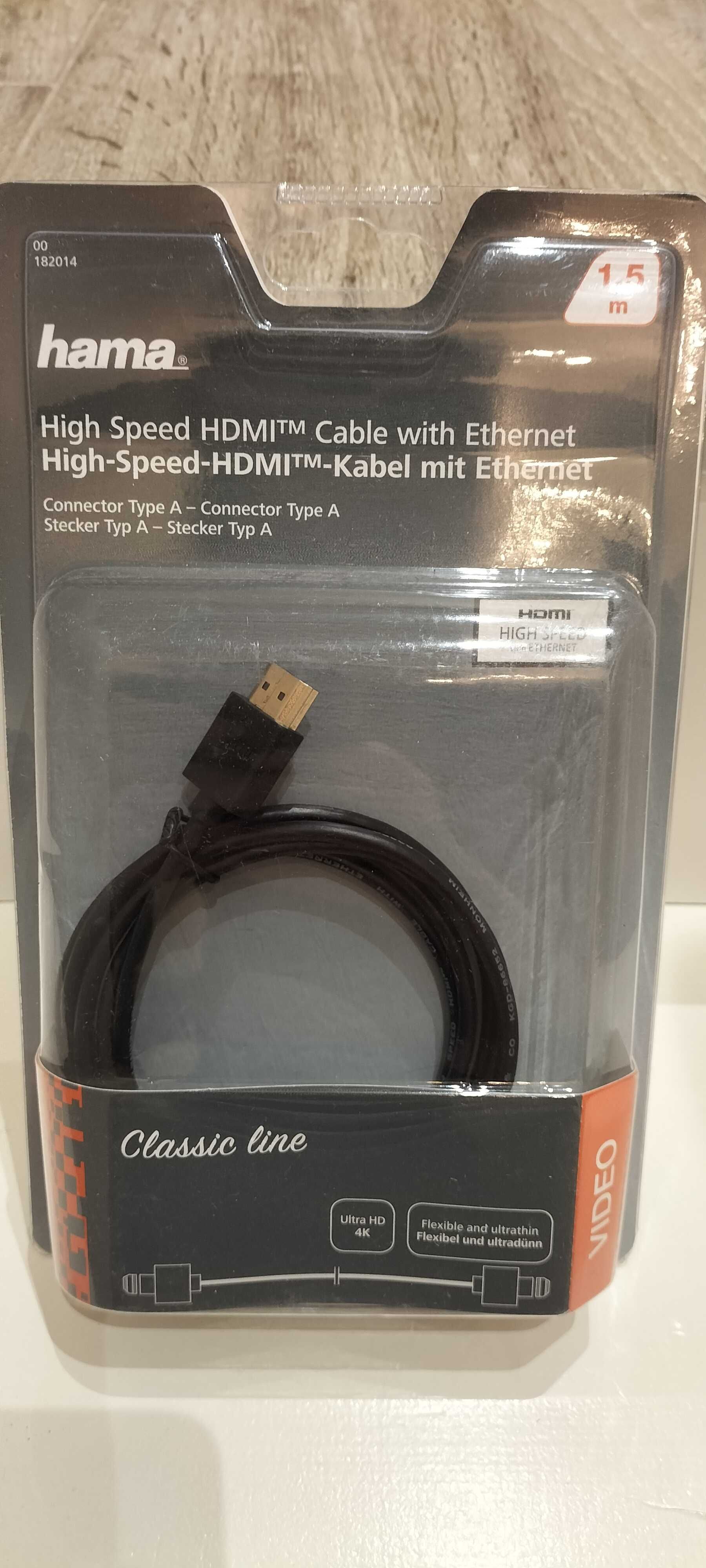 Kabel HDMI - HDMI HAMA 1.5 m