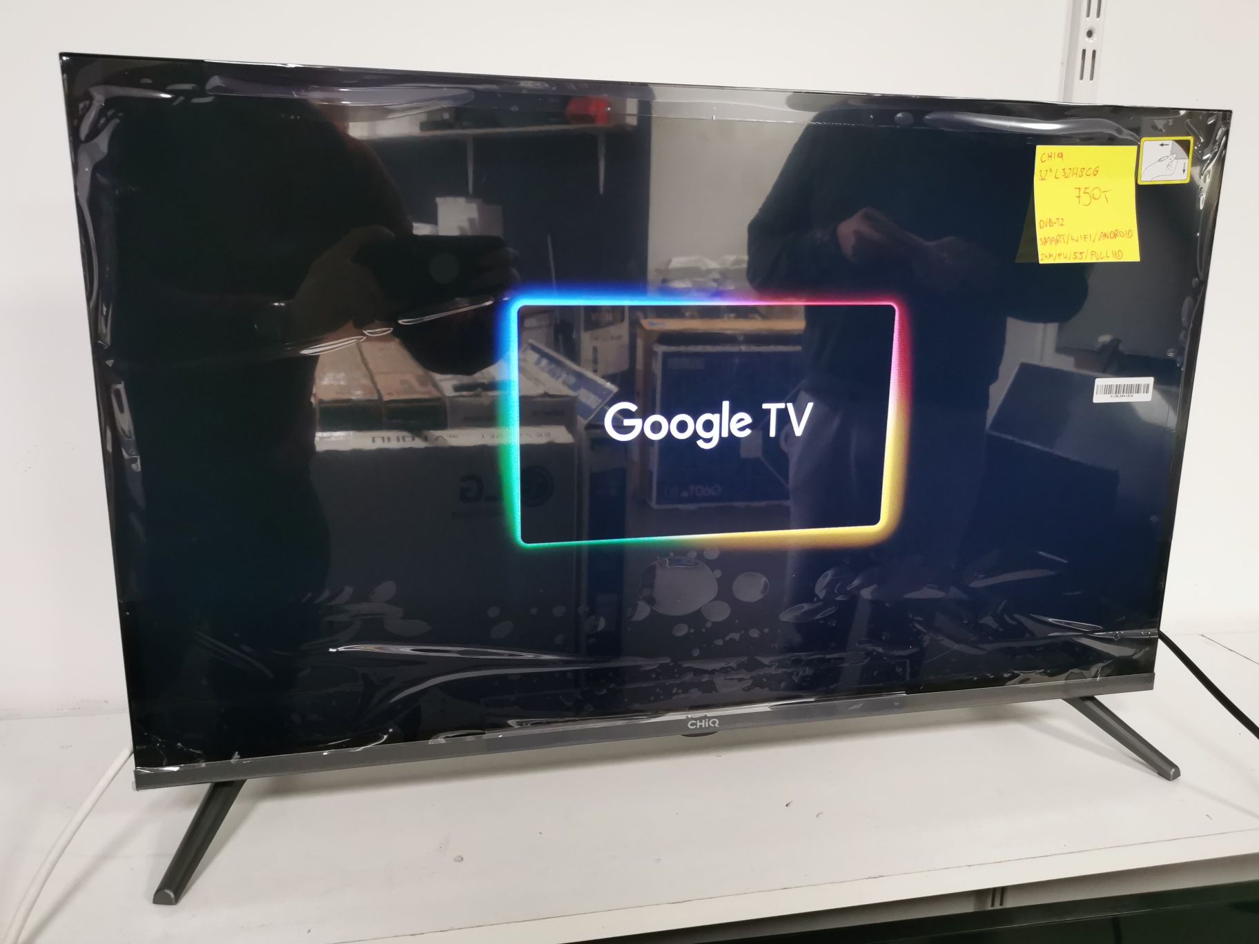 Nowy CHIQ 32 cale GoogleTV DVB-T2 Smart WiFi L32H7G GW24M telewizor