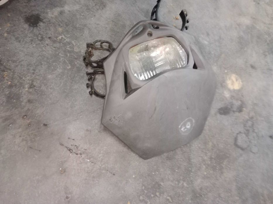 owiewka przód przednia z lampą cross street enduro tuning czasza