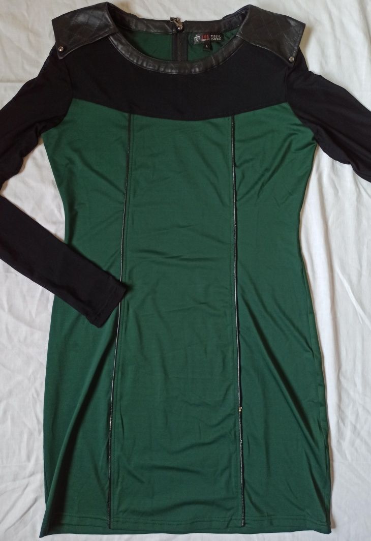 Vestido de cerimónia verde L