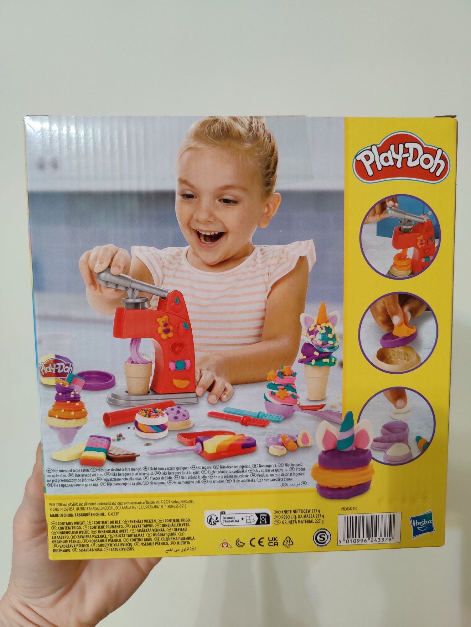 Nowa magiczna lodziarnia lody włoskie i desery Play Doh ciastolina