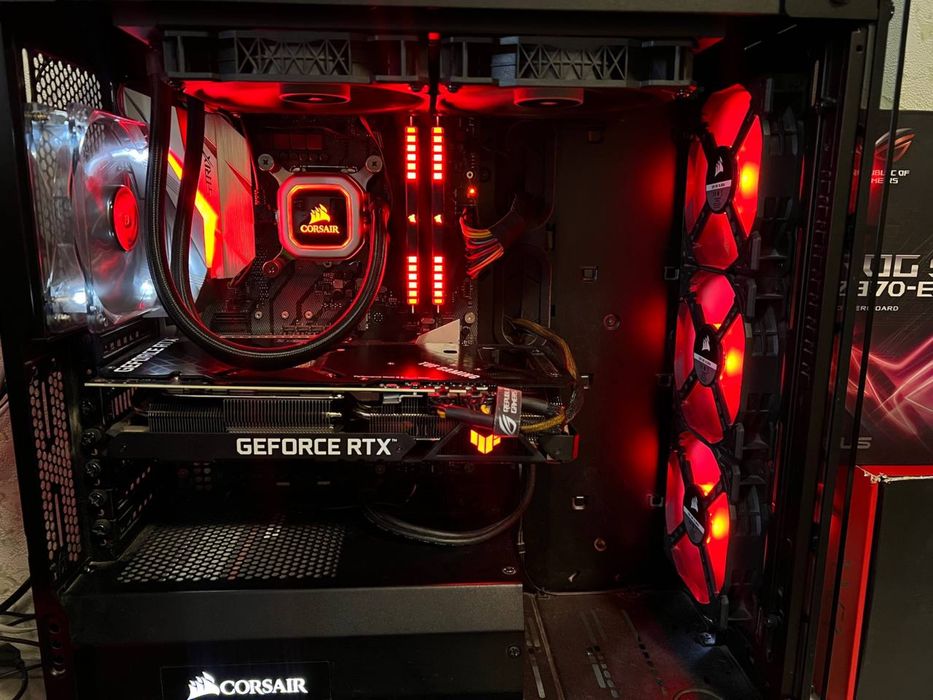 Игровой компютер RTX3070TI intel i7 MSI asus