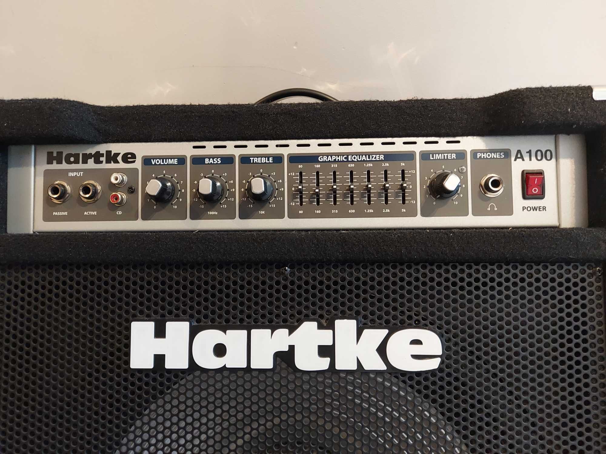 Wzmacniacz Basowy HARTKE A100 15 cali 100W Combo gitara basowa