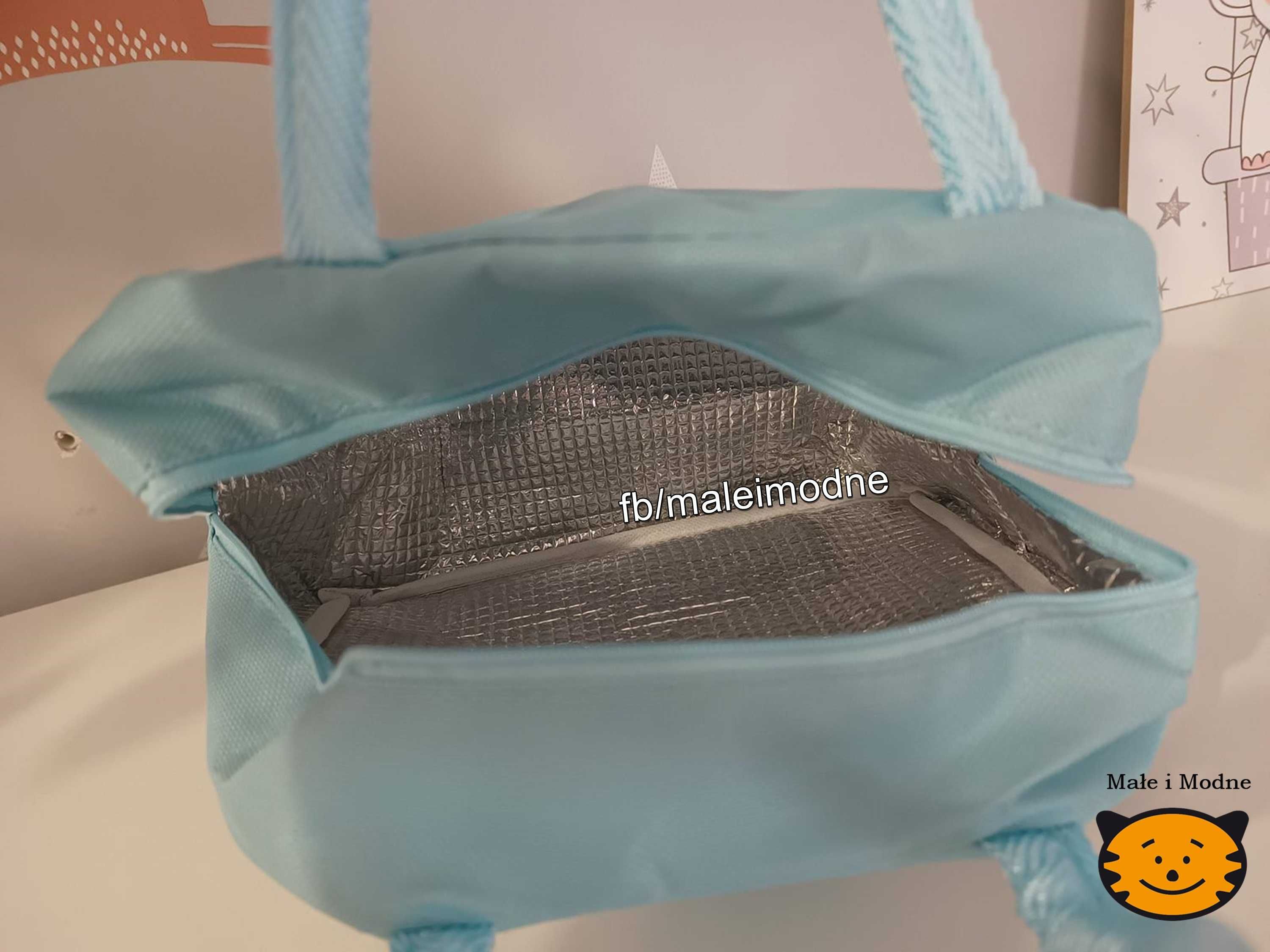 Śniadaniówka lunchbag torba termiczna dla dzieci pingwin