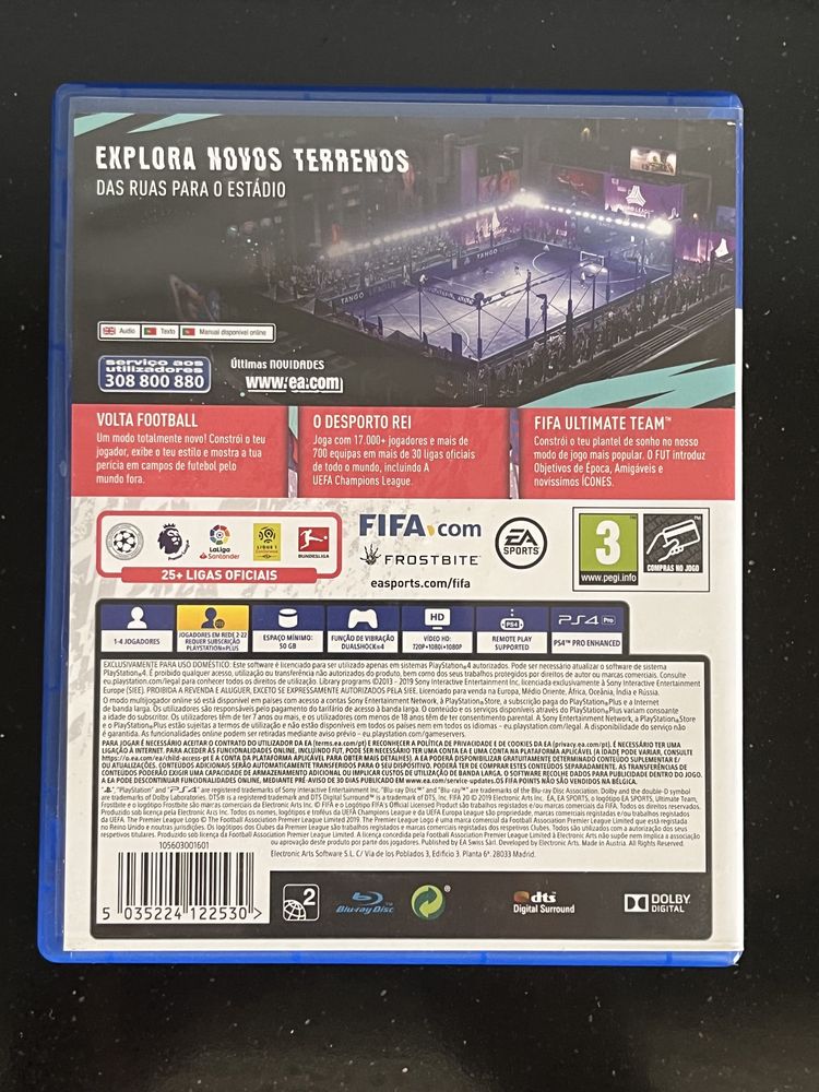 Jogo FIFA 20 - PS4