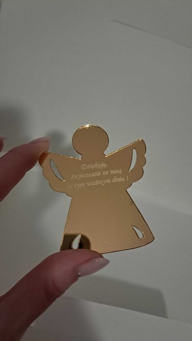 magnesy na komunię chrzest ślub podziękowanie w formie magnesu 10 szt