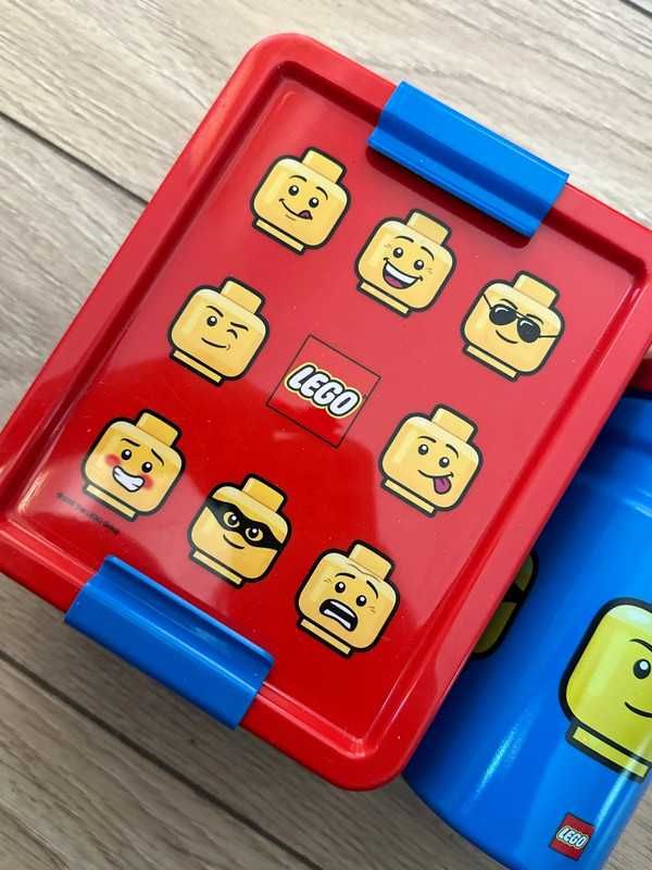 Lunch box Lego 0,39 m bidon Lego śniadaniówka lego