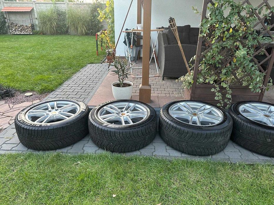 Felgi 20" Porsche OE 9Y0 Michelin Pilot Alpin5 SUV koła zimowe Cayenne