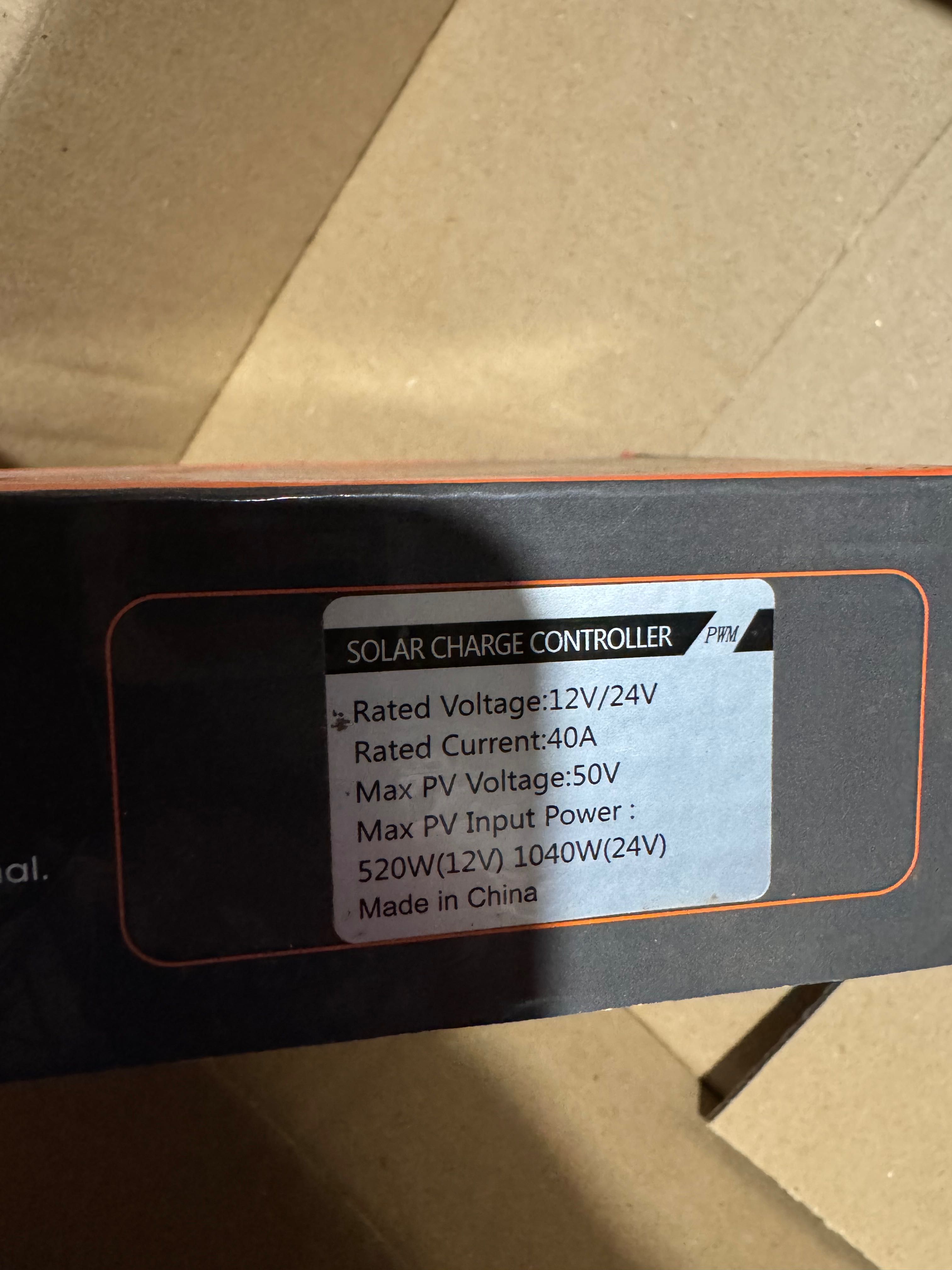 Juta PWM Pro 40А 24В USB с 2 портами для панелей