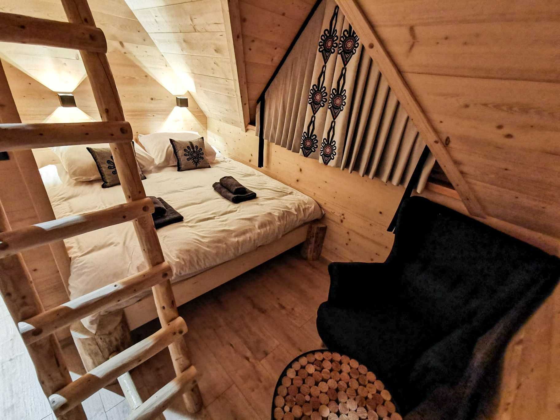 Domek z jacuzzi w górach na wyłączność wakacje
