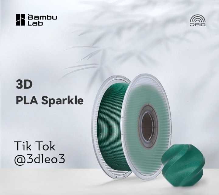 Bambu Lab PLA Sparkle 1 кг пластик (на котушці) для 3D принтера