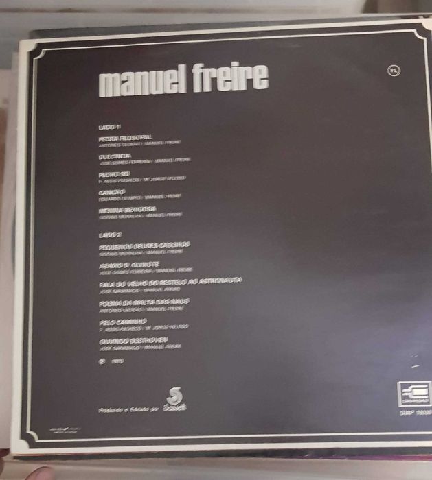 Disco vinil Manuel Freire