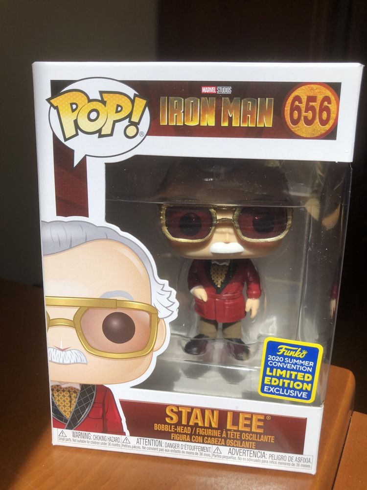 Pops Funko: Marvel (Captain America, Stan Lee, Black Panter)