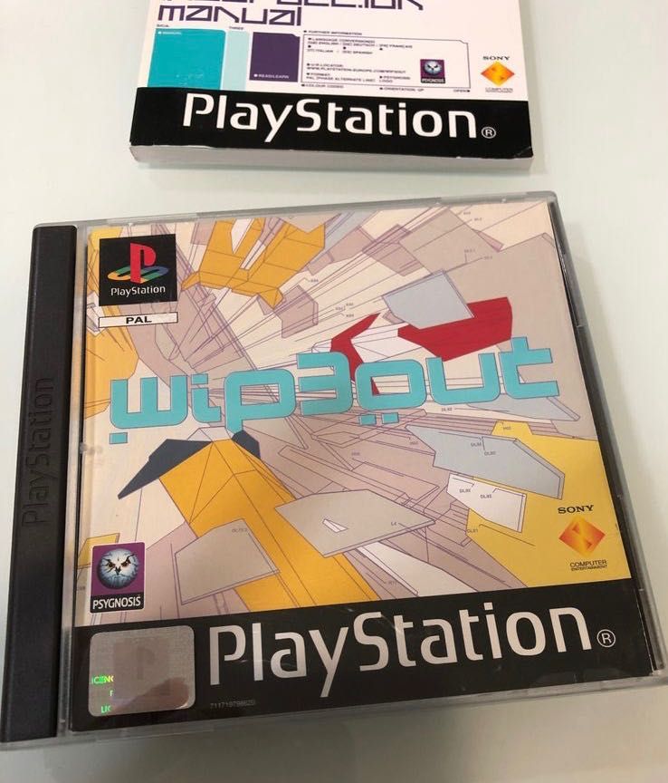 Wipeout 3 PS1 com manual Perfeito