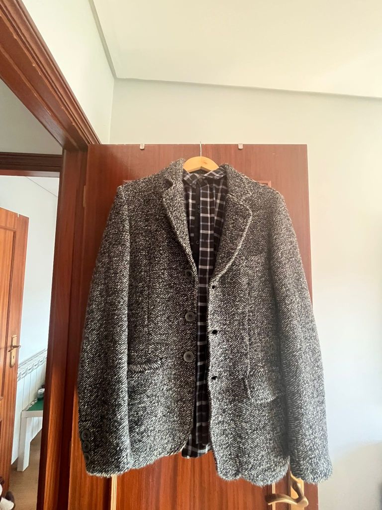 Blazer de algodão zara