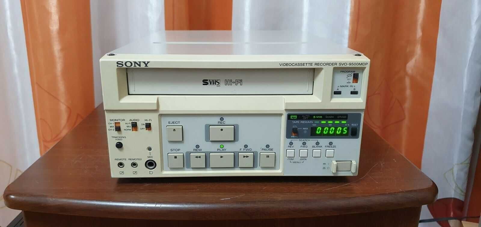 Видеомагнитофон Sony SVO-9500MDP, S-VHS, Hi-Fi (Japan)