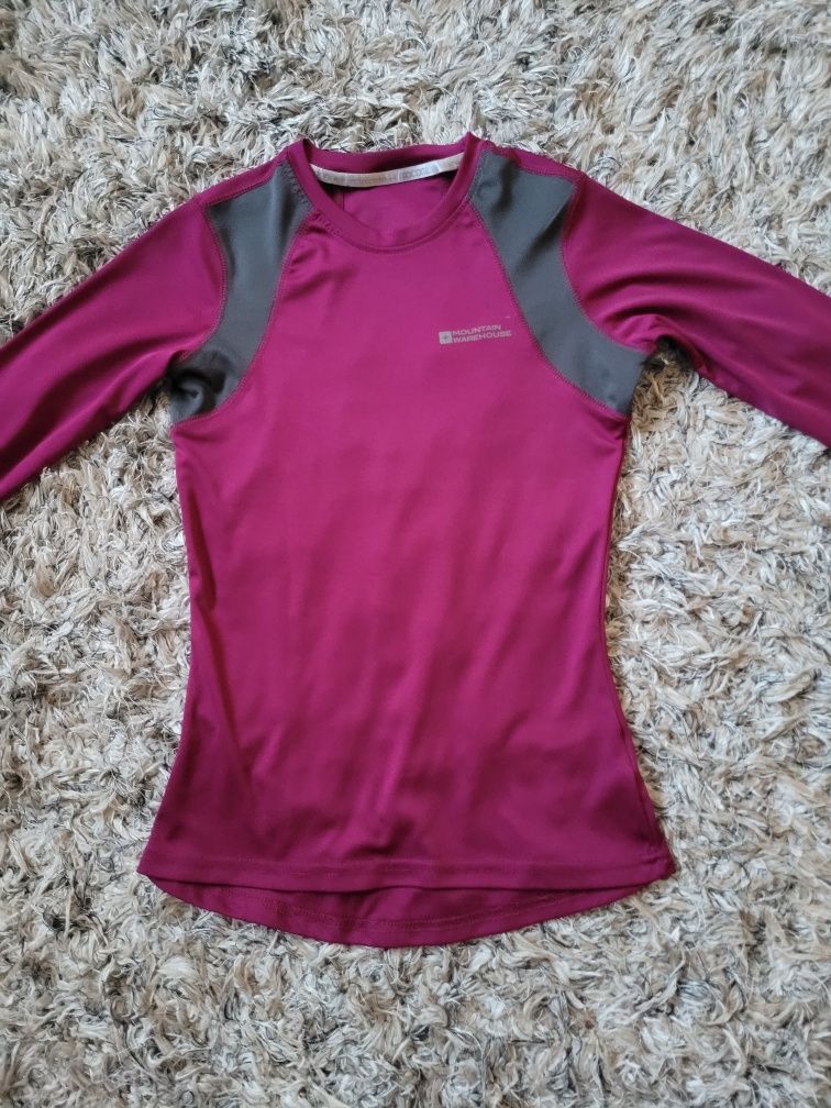 T-shirt damski sportowy do biegania lub na rower