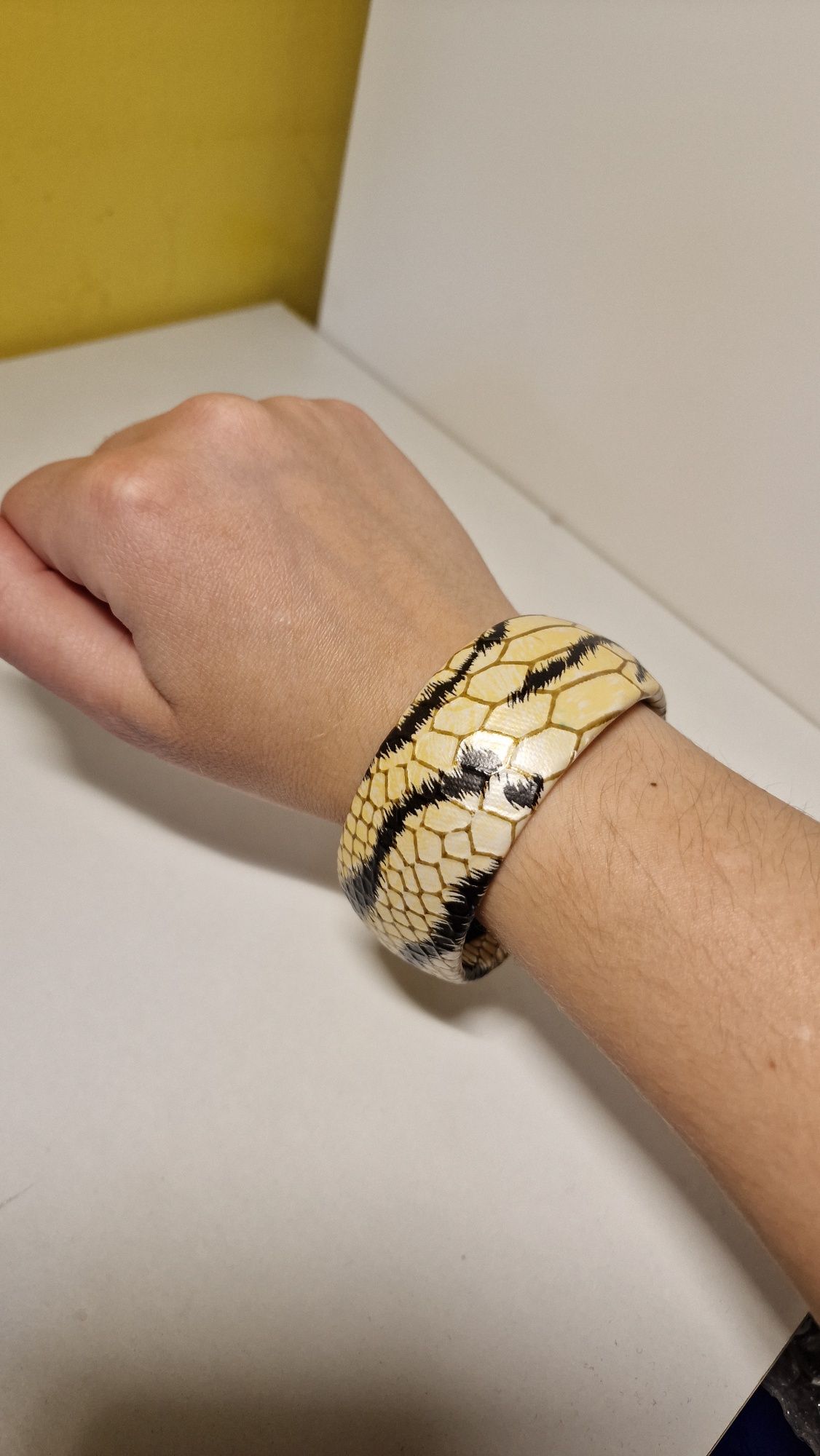 Bransoletka bransoleta animal print wzór zwierzęcy wąż wężowy