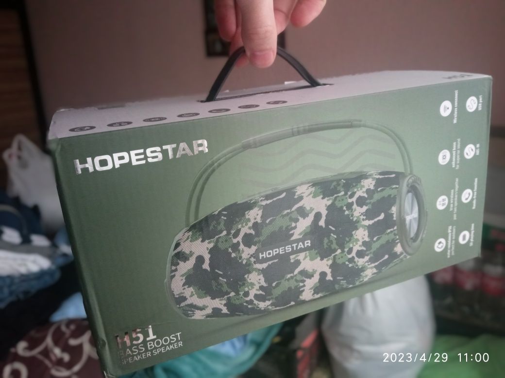 Колонка портативна bluetooth Hopestar H51.