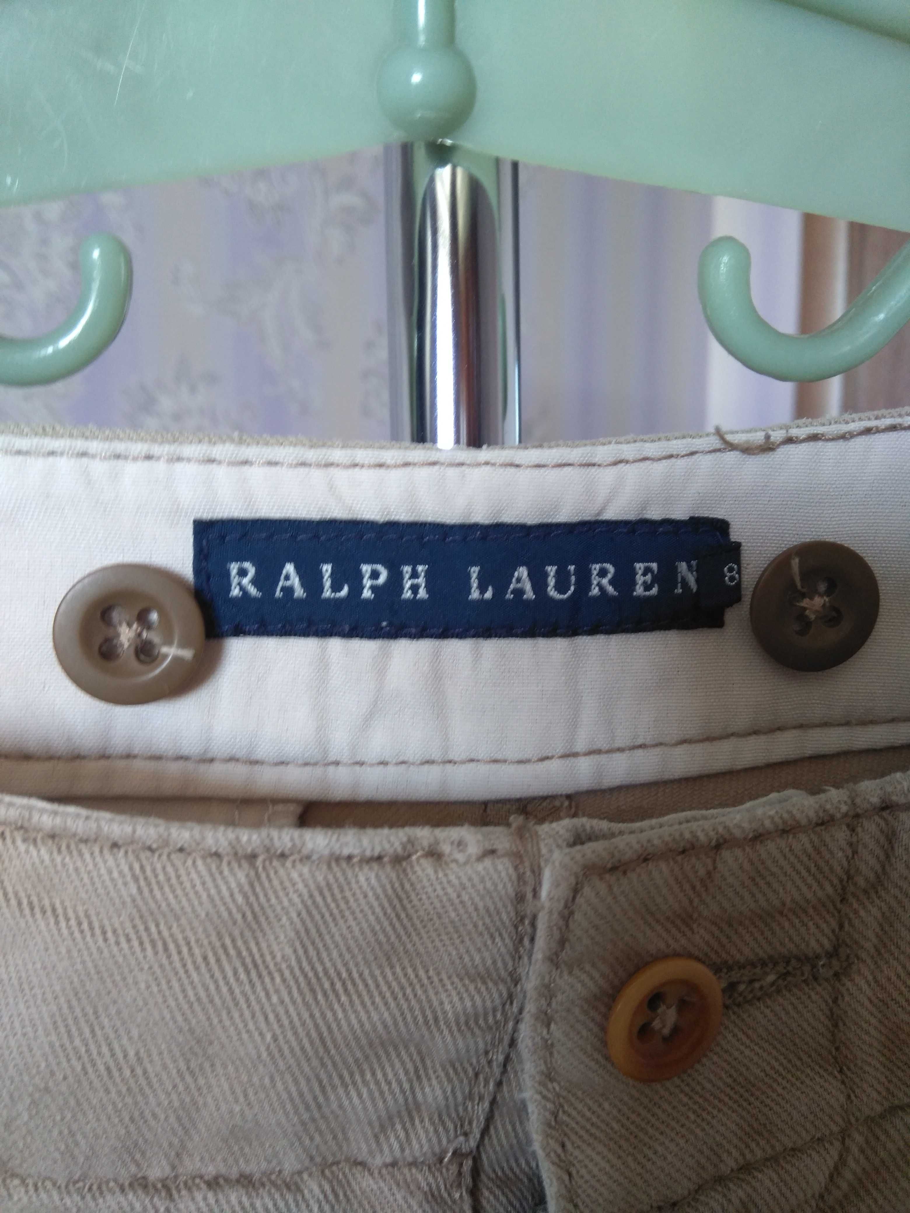 бежевые женские джинсы,  RALPH  LAUREN. Размер US 8