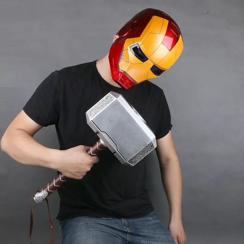Młot THORA Mjolnir 47 cm replika 1:1 pasek skórzany replika piękna 24h
