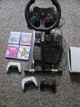 Konsola PlayStation 5 dodatkowy dysk + 3 pady + 4 gry + kierownica