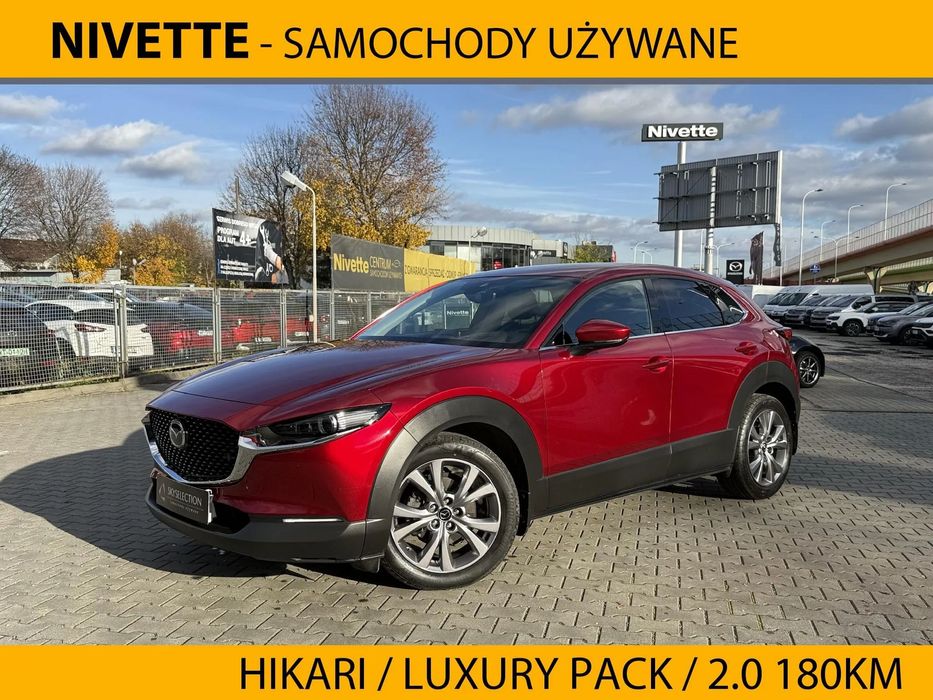 Mazda CX-30 * HIKARI + luxury pack * 2.0 180KM * Salon PL * czarna skóra #135